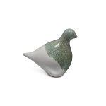 Bambudan Dove Sculpture Pottery Peace Inspired Blue Hue Gift - Image 11
