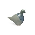 Bambudan Dove Sculpture Pottery Peace Inspired Blue Hue Gift - Image 10