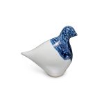 Bambudan Dove Sculpture Pottery Peace Inspired Blue Hue Gift - Image 12