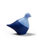 Bambudan Dove Sculpture Pottery Peace Inspired Blue Hue Gift - Image 13