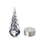 Bambudan Tree Five Sided Evergreen Faceted Textural Glass Sculpture - Image 15