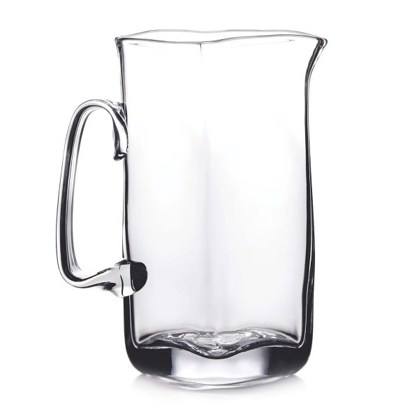 Bambudan Pitcher Woodbury Straight Line Everyday Handblown Glass