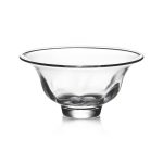 Bambudan Bowl Shelburne Folded Glass Light Refracting Centerpiece Design - Image 5