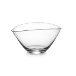 Bambudan Bowl Barre Asymmetrical Contemporary Handblown Fruit Dish
