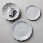 Bambudan Dinnerware Dove Spiral Glazed Neo Traditional Ceramic - Image 7