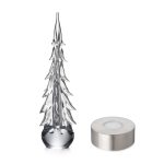 Bambudan Tree Five Sided Evergreen Faceted Textural Glass Sculpture - Image 16
