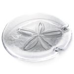Bambudan Platter Sand Dollar Handcrafted Coastal Serving Presentation