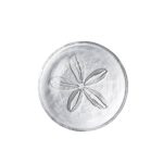 Bambudan Plate Sand Dollar Festive Seaside Inspired Ceramic Dish - Image 2