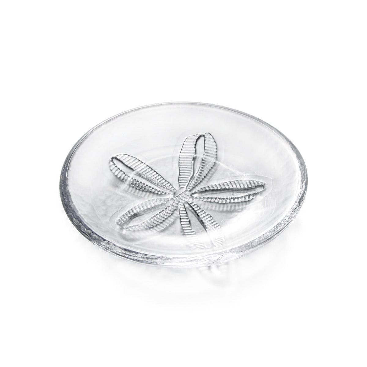 5275_sand_dollar_plate_m_2.jpg Bambudan Plate Sand Dollar Festive Seaside Inspired Ceramic Dish - Image 1
