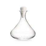 Bambudan Decanter Vintner Marble Stopper Sculptural Glass Pour Vessel