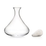 Bambudan Decanter Vintner Marble Stopper Sculptural Glass Pour Vessel - Image 5