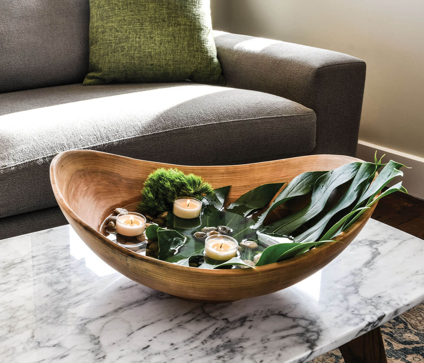Bambudan Bowl Nested Series Hand Finished Wood Block Craft - Image 10