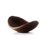 Bambudan Bowl Live Edge Walnut Cherry Artisan Cut Natural Grain - Image 3