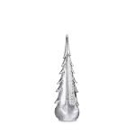 Bambudan Tree Silver Leaf Evergreen Infused Metallic Holiday Accent - Image 12