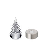 Bambudan Tree Five Sided Evergreen Faceted Textural Glass Sculpture - Image 13