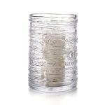 Bambudan Candle Holder Echo Lake Cylindrical Wrapped Glass Texture - Image 17