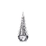 Bambudan Tree Five Sided Evergreen Faceted Textural Glass Sculpture - Image 11