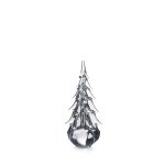 Bambudan Tree Five Sided Evergreen Faceted Textural Glass Sculpture