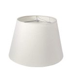 Bambudan Lampshade Pembroke Linen Barrel Empire Hybrid Silhouette