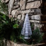 Bambudan Tree Echo Lake Evergreen Wrapped Strand Conical Glass Form - Image 7