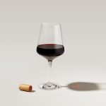 Bambudan Wine Glass Vintner Pulled Stem Ripple Bowl Red Varietal - Image 2