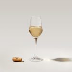 Bambudan White Wine Glass Vintner Pulled Stem Ripple Bowl Design - Image 2