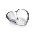 Bambudan Tray Heart Shape Textured Glass Sentimental Gift Dish