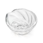 Bambudan Bowl Shell Shaped Textured Glass Beach Inspired Summer Gift
