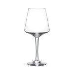 Bambudan Red Wine Glass Vintner Broad Bowl Ripple Textured Sommelier Style