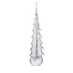Bambudan Tree Silver Leaf Evergreen Infused Metallic Holiday Accent - Image 14