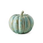 Bambudan Pumpkin Sculpture Crystalline Glaze Celestial Harvest Accent - Image 9