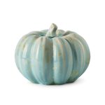 Bambudan Pumpkin Sculpture Crystalline Glaze Celestial Harvest Accent - Image 10
