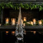 Bambudan Tree Snow Laden Spruce Five Sided Winter Forest Sculpture - Image 7