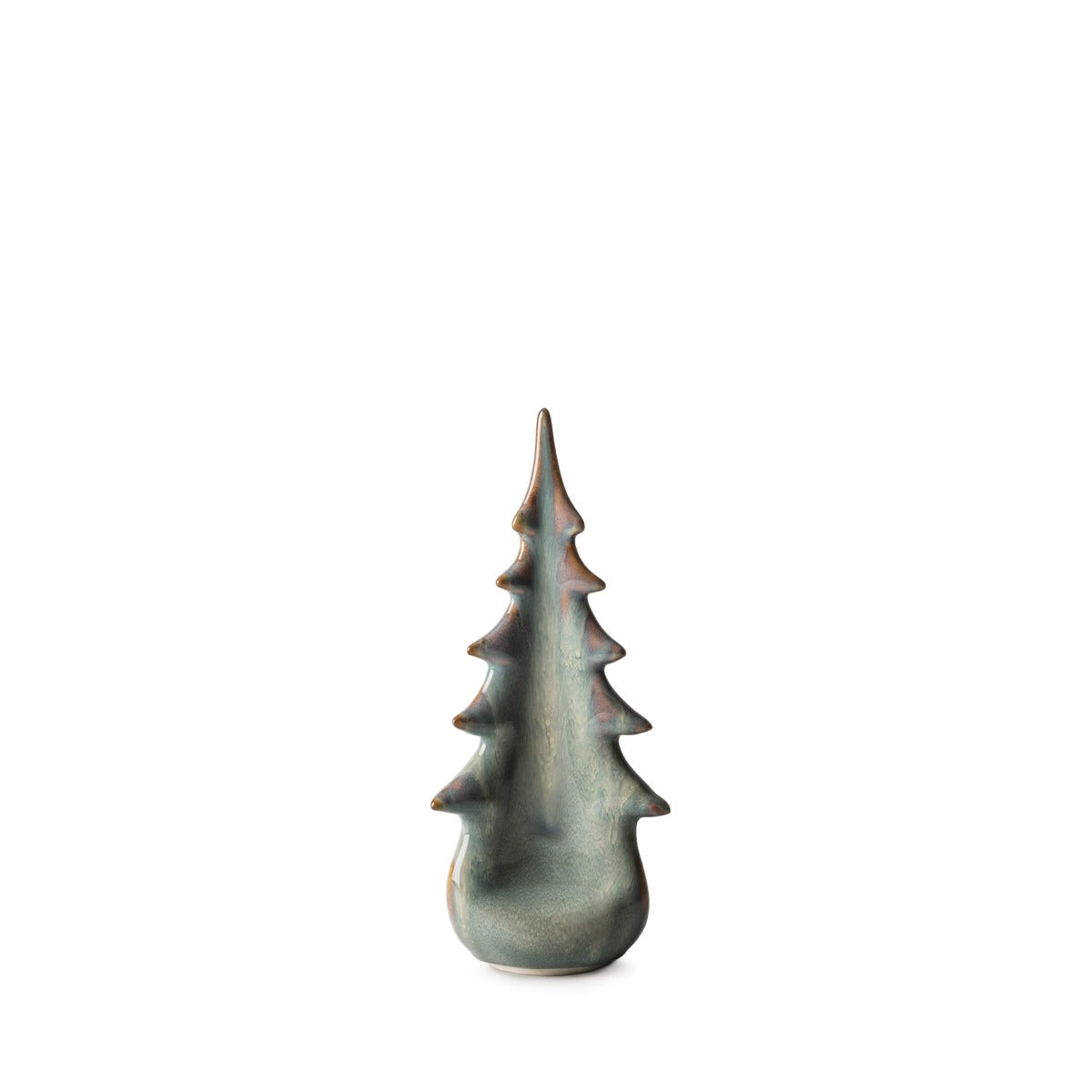 9724-pottery-evergreen-10in-moss-glen.jpg Bambudan Tree Pottery Evergreen Earthy Accent Ceramic Forest Decor - Image 1
