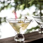 Bambudan Martini Glass Bauhaus Conical Bowl Geometric Stemless Design - Image 4
