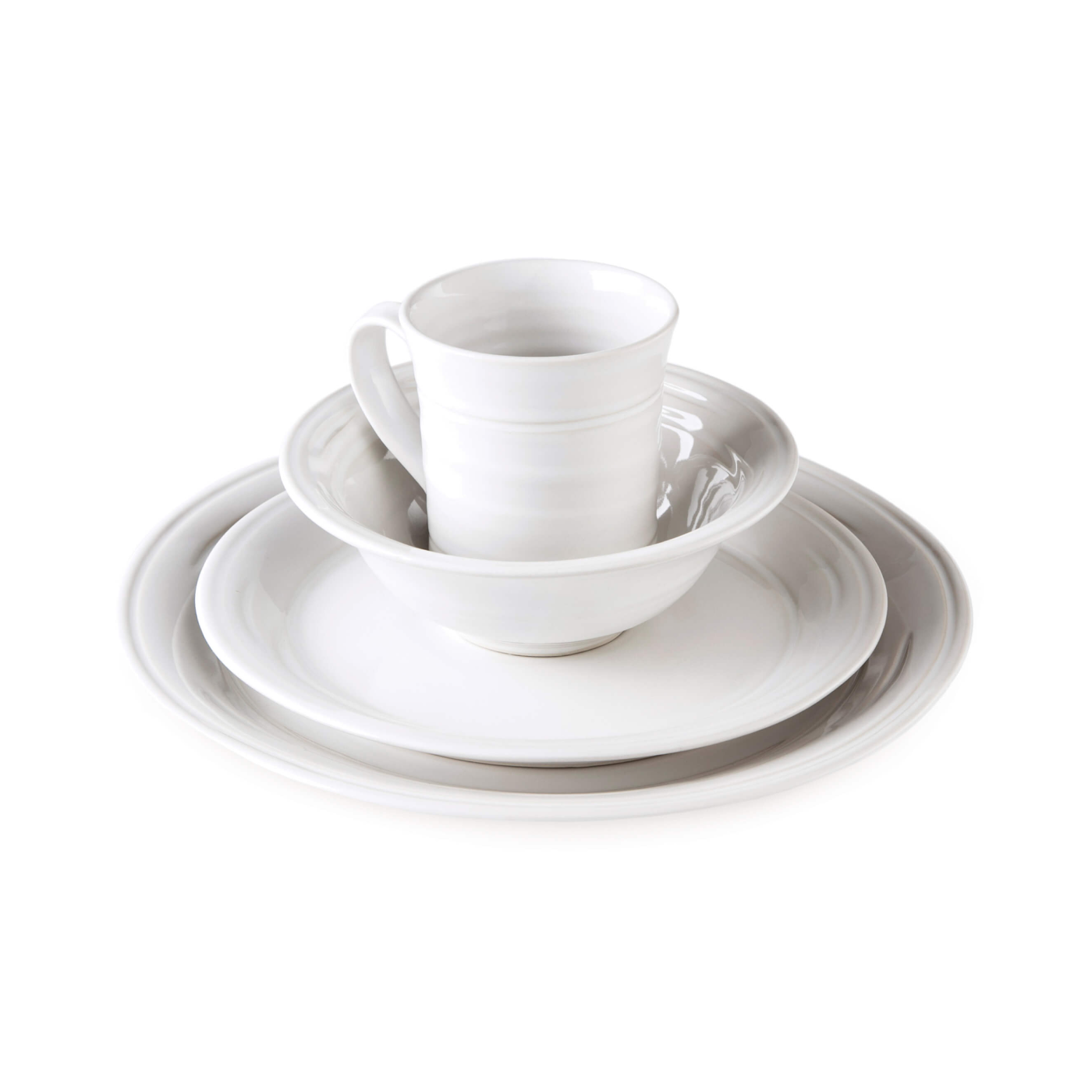 Belmont-Place-Setting-Cereal-Dove.png Bambudan Dinnerware Dove Spiral Glazed Neo Traditional Ceramic - Image 1