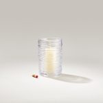 Bambudan Candle Holder Echo Lake Cylindrical Wrapped Glass Texture - Image 5