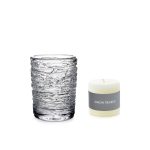 Bambudan Candle Holder Echo Lake Cylindrical Wrapped Glass Texture - Image 14