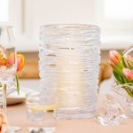 Bambudan Candle Holder Echo Lake Cylindrical Wrapped Glass Texture - Image 8