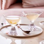 Bambudan Martini Glass Stemless Rounded Bowl Minimalist Cocktail Vessel - Image 3
