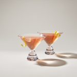 Bambudan Martini Glass Stemless Rounded Bowl Minimalist Cocktail Vessel - Image 2