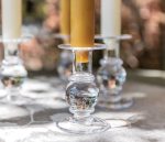 Bambudan Candlestick Hartland Stacked Sphere Handblown Glass Holder - Image 6