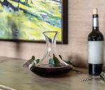 Bambudan Decanter Madison Flared Neck Wide Base Aeration Enhancer - Image 3