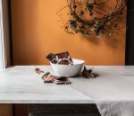 Bambudan Serving Bowl Burlington Freeform Glazed Rustic Ceramic Dish - Image 2
