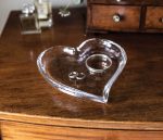 Bambudan Tray Heart Shape Clear Glass Sentimental Gift Dish - Image 5