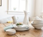 Bambudan Dinnerware Alabaster Asymmetrical Matte Glazed Stoneware - Image 4
