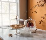 Bambudan Cake Stand Hartland Globe Stem Medium Dessert Display - Image 9