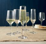 Bambudan Champagne Flute Bristol Golden Ratio Inspired Handblown Stem - Image 4