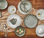 Bambudan Serving Bowl Burlington Freeform Glazed Rustic Ceramic Dish - Image 4