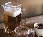 Bambudan Pitcher Woodbury Straight Line Everyday Handblown Glass - Image 3
